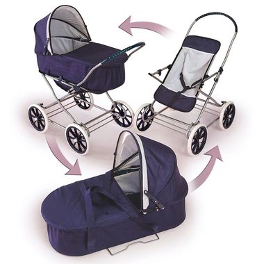 Badger Basket English Style Navy/White