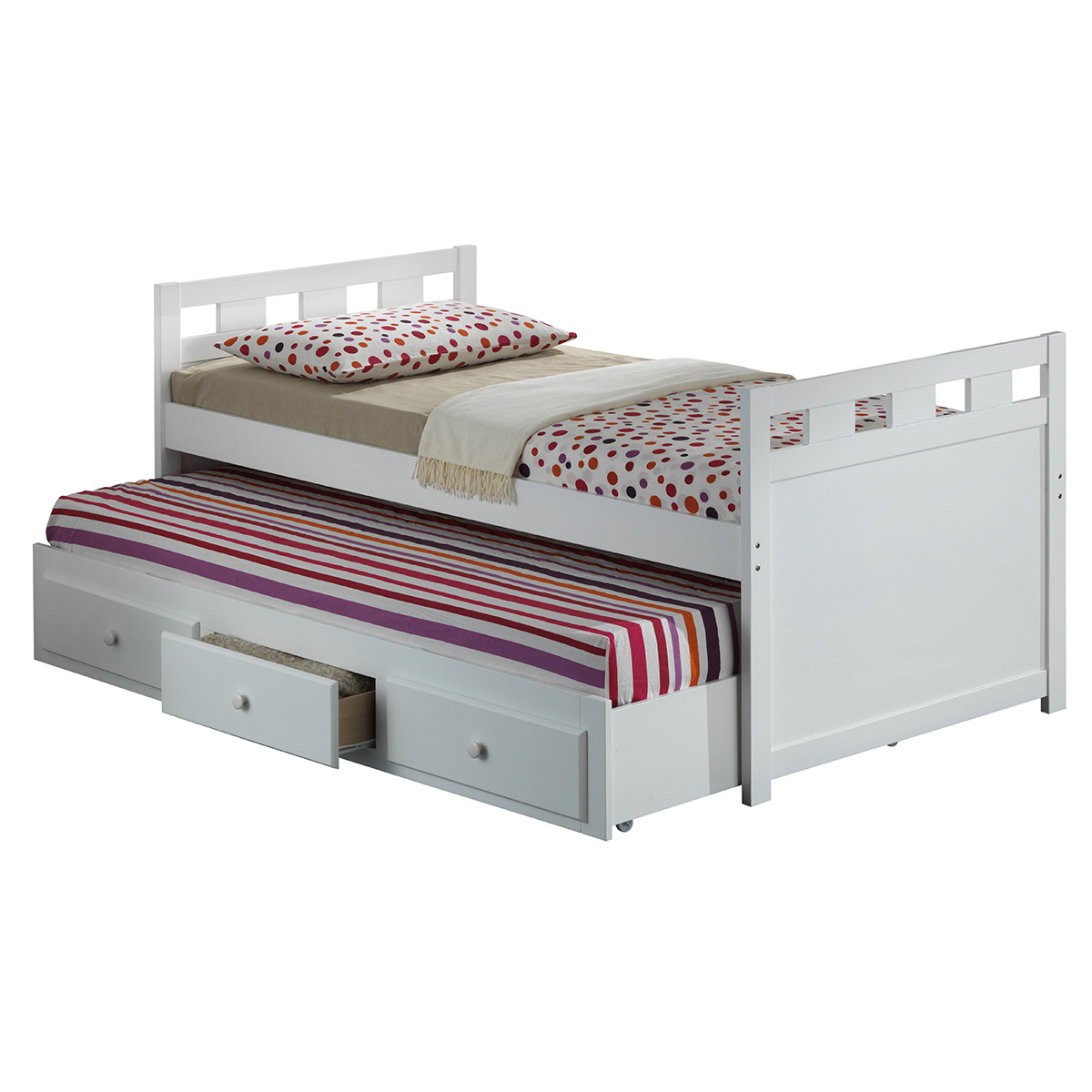Broyhill Kids Breckenridge Twin Captain Bed with Trundle Bed and