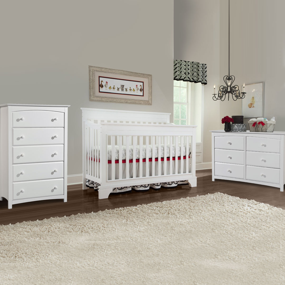 broyhill white dresser Vintage Inspired by the grandeur and grace of European traditional style Broyhill Cross Creek Dresser in