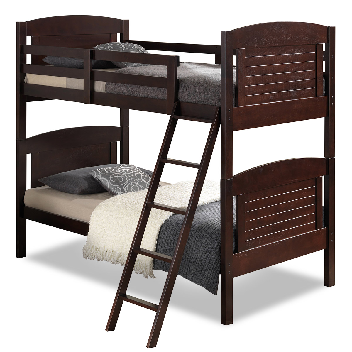 Broyhill Kids Nantucket Twin Bunk Bed in Espresso FREE SHIPPING