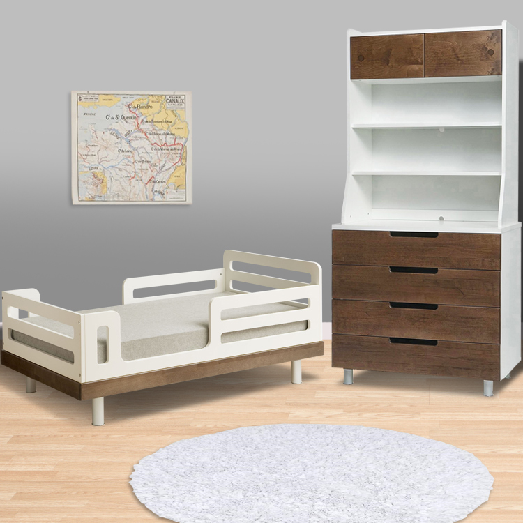 white christmas dresses Oeuf Sparrow 6-Drawer Dresser — Lullaby Baby main image 1
