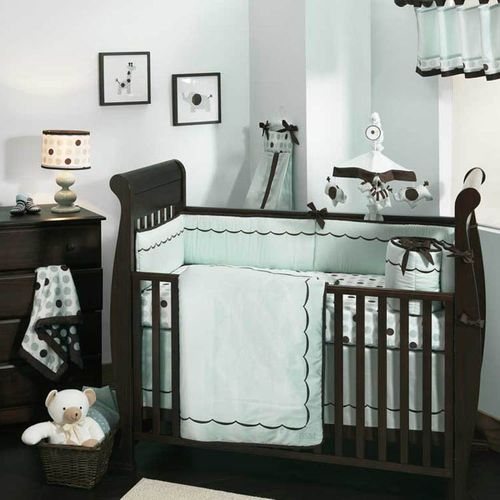 Lambs & Ivy Classic Sage Baby Crib Bedding FREE SHIPPING