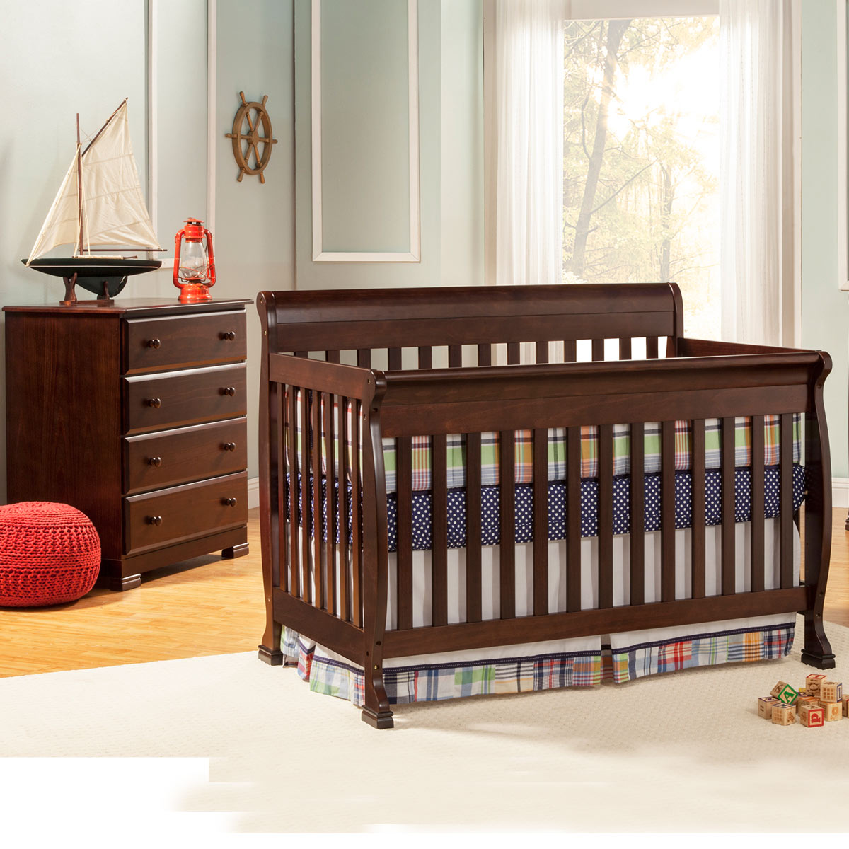 Da Vinci 2 Piece Nursery Set Kalani Convertible Crib & 4 Drawer