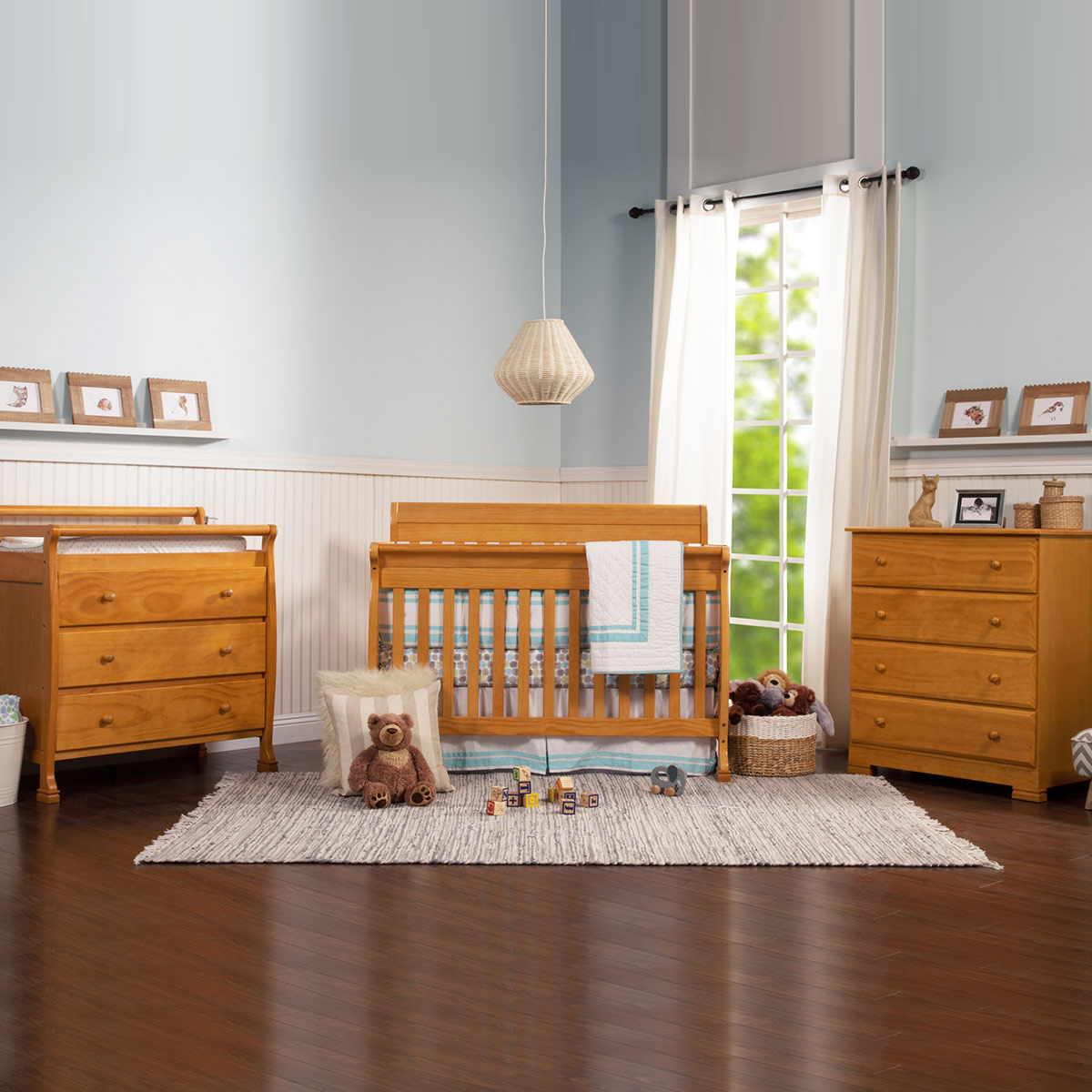 Da Vinci 3 Piece Nursery Set Kalani Convertible Crib, 3Drawer