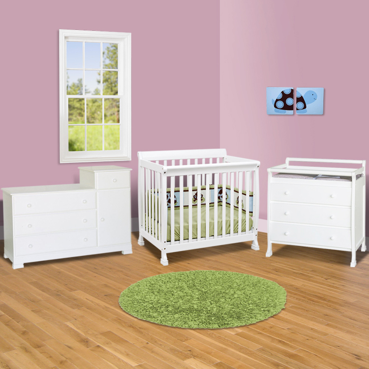 mini crib dresser combo Da Vinci 3 Piece Nursery Set