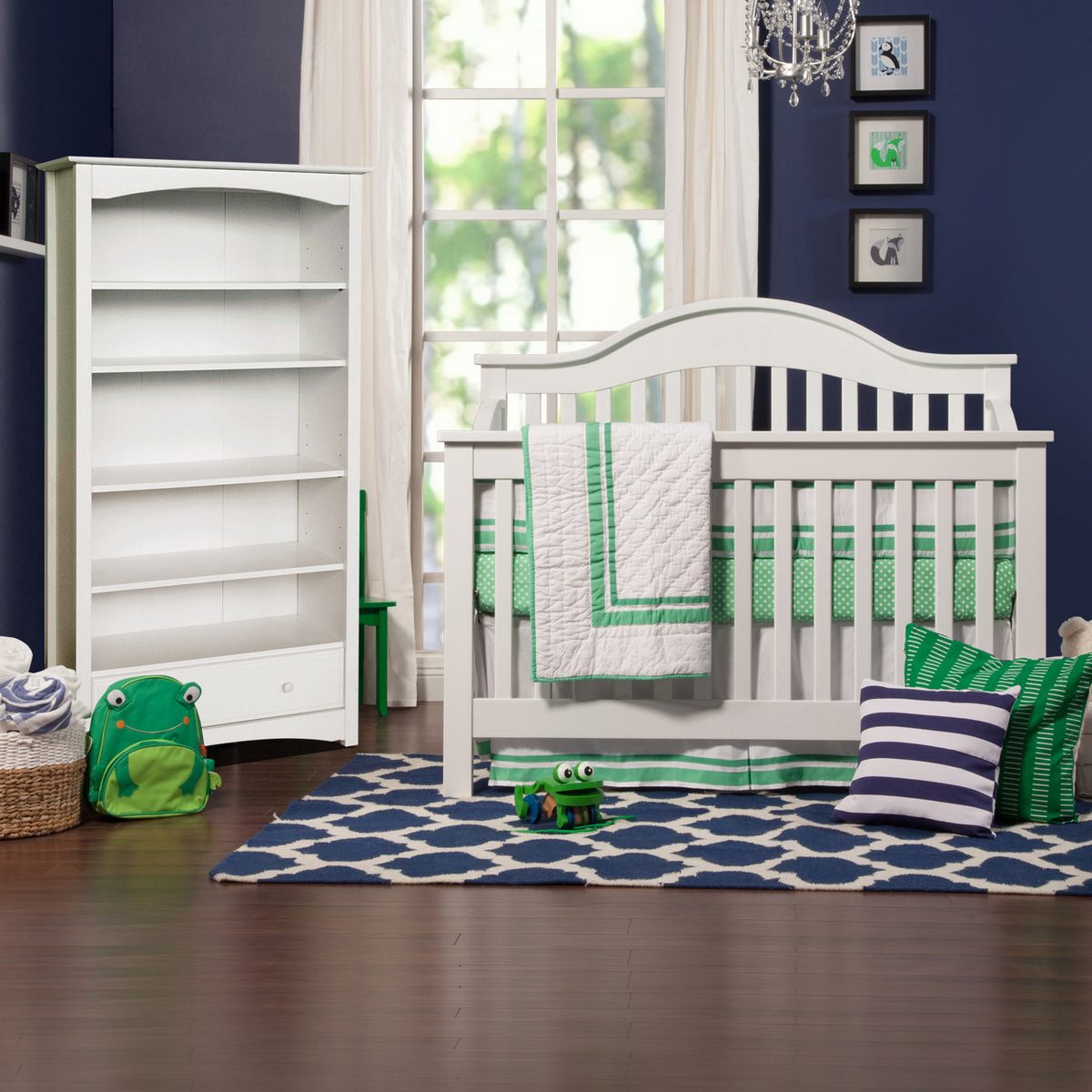 DaVinci 2 Piece Nursery Set Jayden 4 in 1 Convertible Crib with