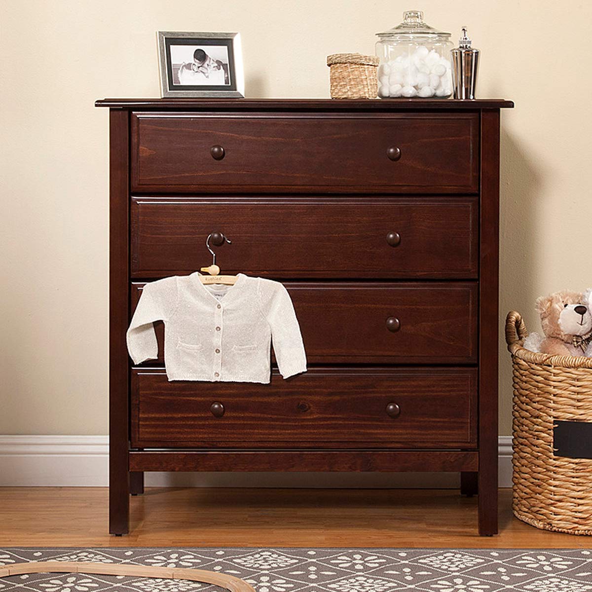 DaVinci Jayden 4 Drawer Dresser - Espresso FREE SHIPPING - $279.00