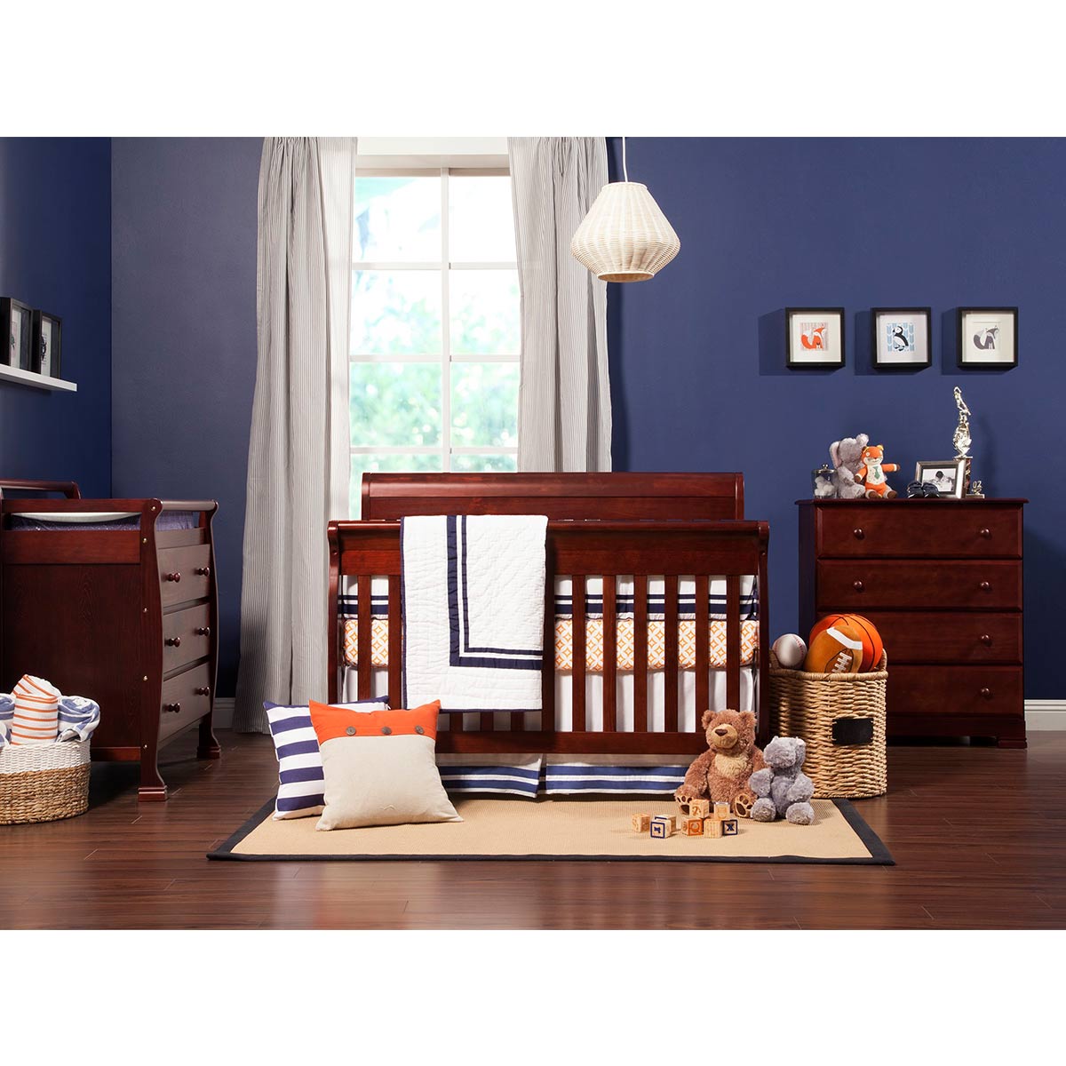 DaVinci Kalani 4 in 1 Crib - Cherry|Simply Baby Furniture