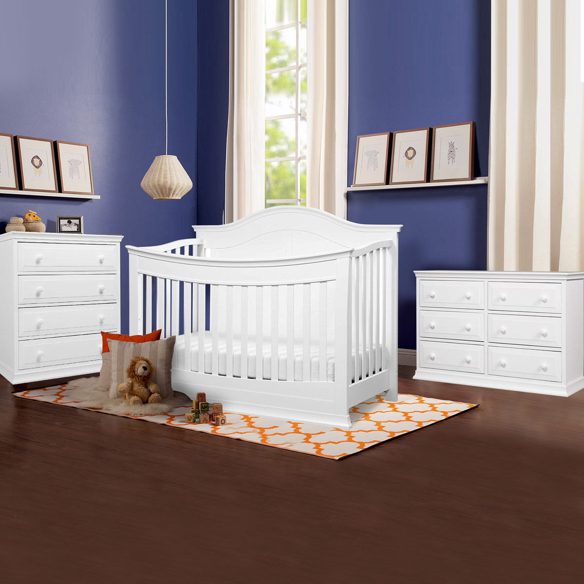 DaVinci Meadow 3 Piece Nursery Set 4 in 1 Convertible Crib, Signature