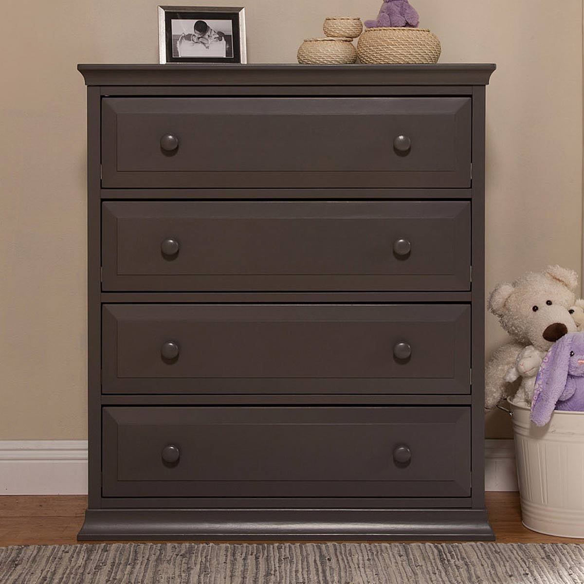 Davinci Signature 4 Drawer Tall Dresser in Slate FREE SHIPPING