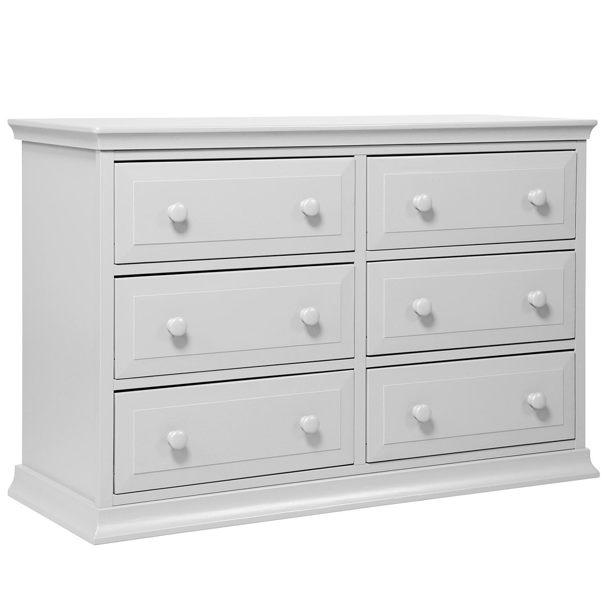 davinci signature 6 drawer double dresser fog grey Davinci - Signature 6-Drawer Double Dresser main image 1