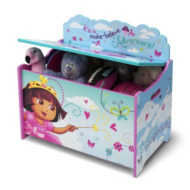 Dora Box Design Delta Children Dora the Explorer Deluxe Toy Box FREE SHIPPING