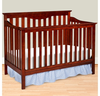 Delta Harlow 4 in 1 Convertible Crib in Dark Cherry FREE SHIPPING