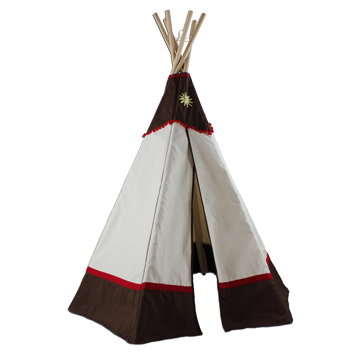 Dexton Kids 6ft Western Teepee in Brown Natural FREE SHIPPING
