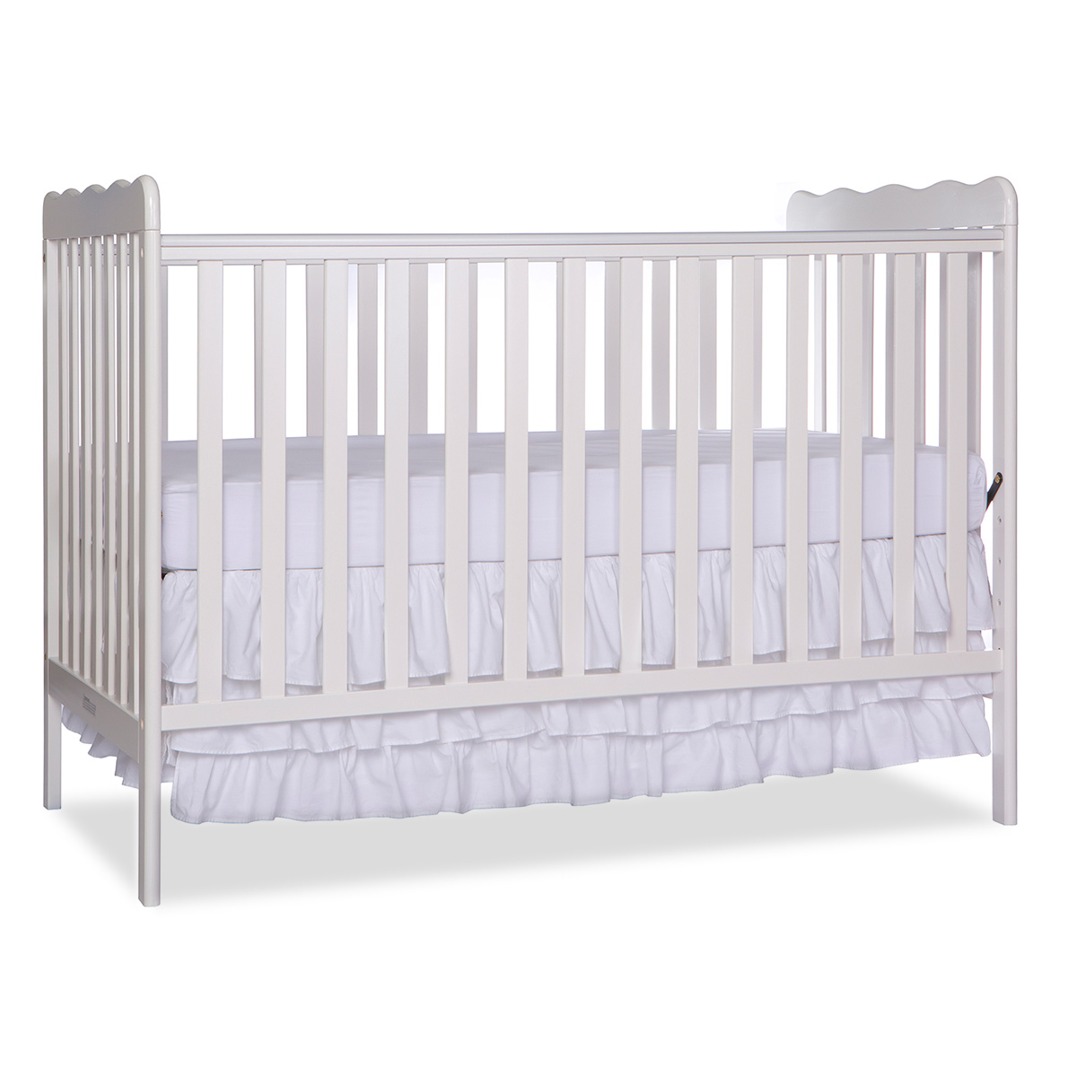 Dream on Me Classic 2 in 1 Convertbile Crib in White FREE SHIPPING