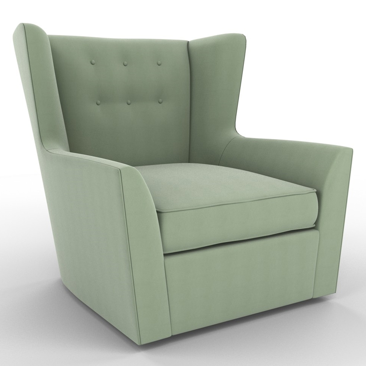 DwellStudio Myles Glider in Dorosuede Seafoam FREE SHIPPING