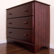 Eden Baby Savannah 3 Drawer Chest in Dark Cherry