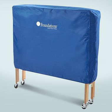 Foundations Crib Saver Full Size Crib Cover in Blue
