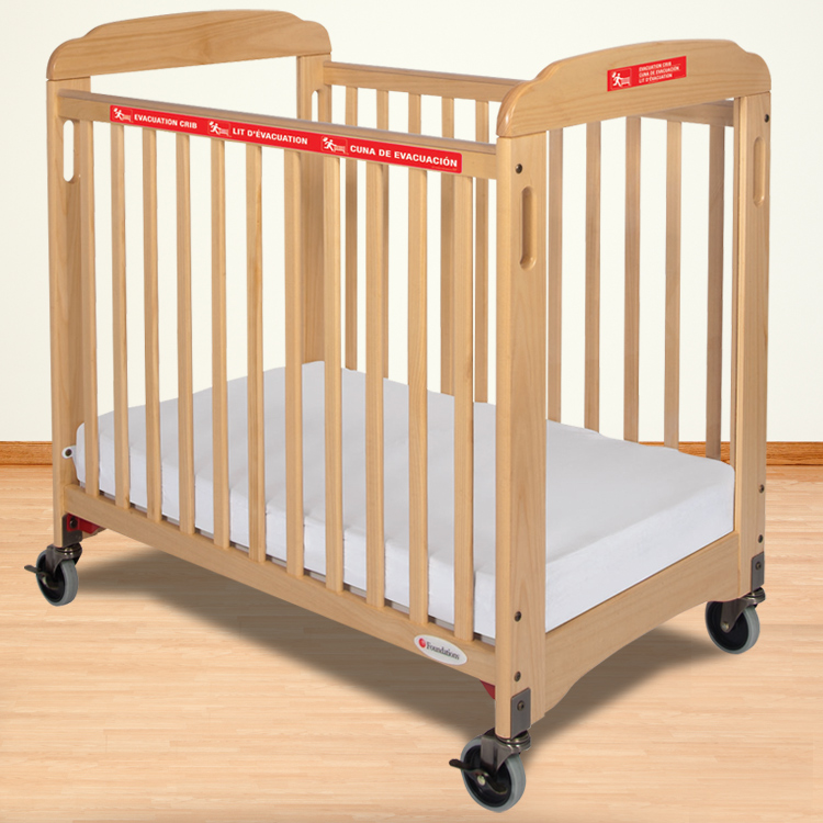 Foundations First Responder Evacuation Compact Crib Fixed Side