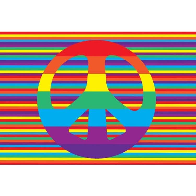 Peace Rug Resolution Fun Rugs Groovy Peace Rug 19