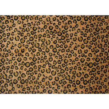 Fun Rugs Leopard Skin Extra High Pile Hand-Carved Rug 8' x 11' - Click to enlarge