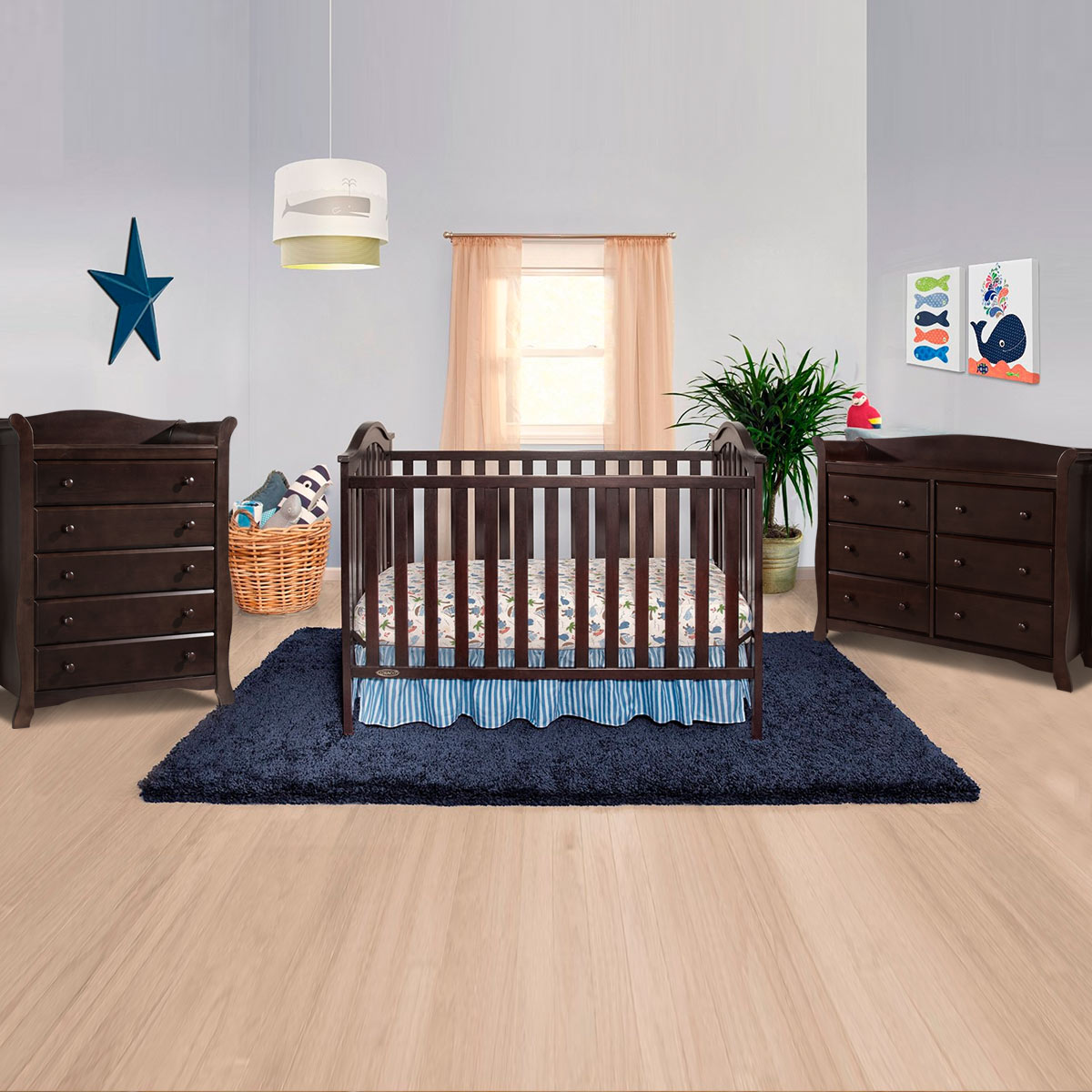 Brandream Farmhouse Crib Bedding Sets For Girls And Boys Piece