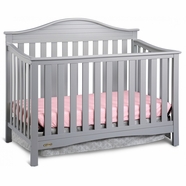 Graco Cribs Harbor Lights 4 in 1 Convertible Crib in Pebble Gray