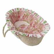 Hoohobbers Paisley Moses Basket