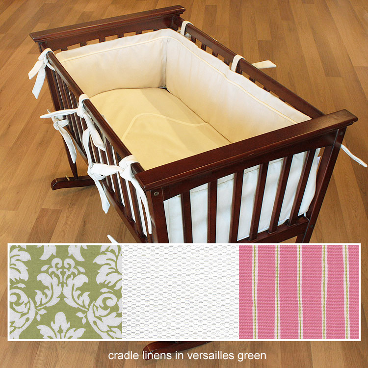 Hoohobbers Versailles Green 3 Piece Cradle Set FREE SHIPPING