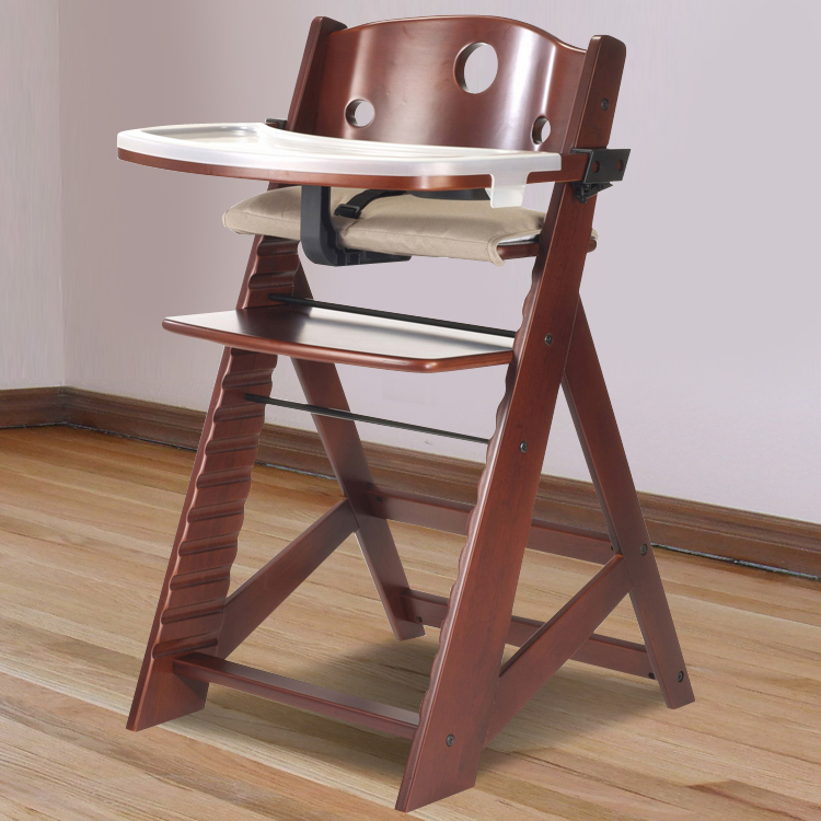 Keekaroo Height Right High Chair in Mahogany FREE SHIPPING
