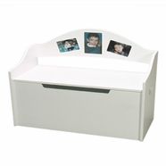 Kid's Korner Picture Toy Chest in White