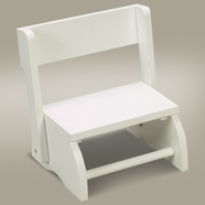 Kid's Korner Small Flip Stool in White