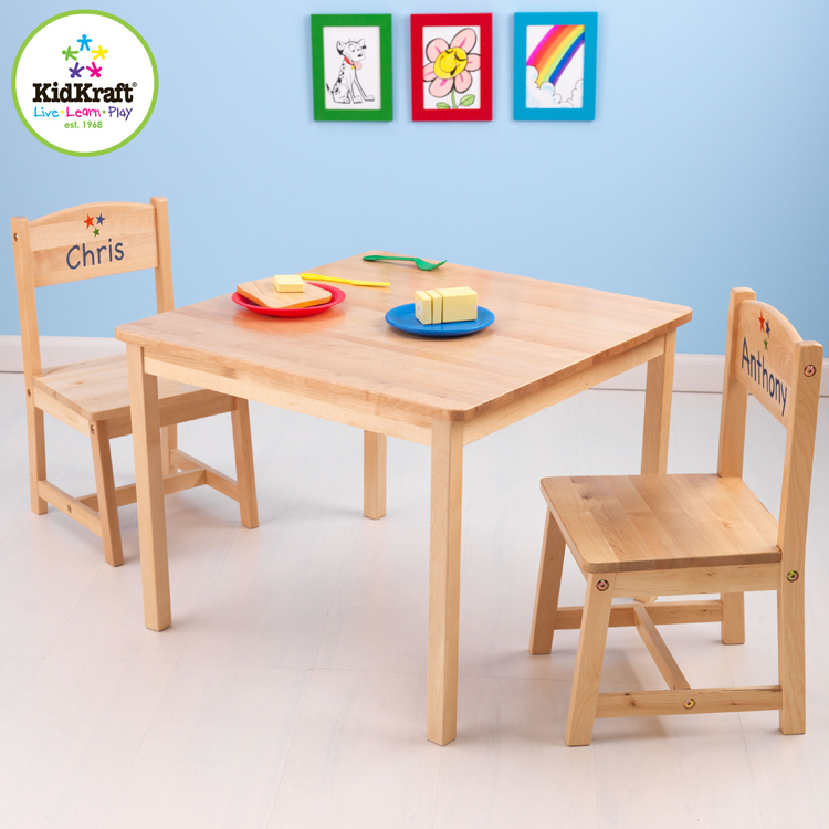 KidKraft kids Natural Aspen Table and Chair Set FREE SHIPPING