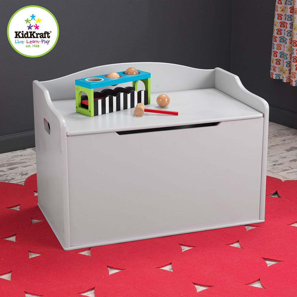 Kidkraft Austin Traditional Toy Box in Gray Fog FREE SHIPPING