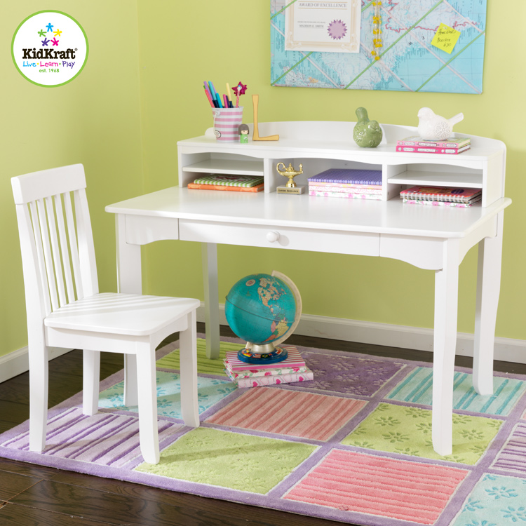 KidKraft Avalon Desk with Hutch in White FREE SHIPPING