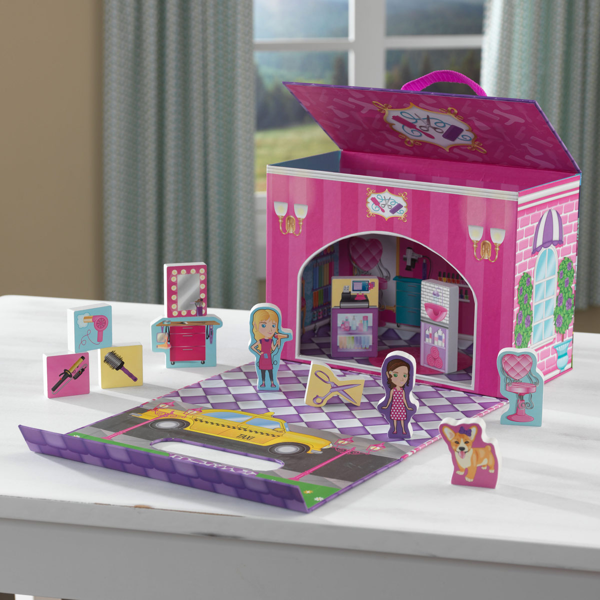 Kidkraft Beauty Salon Travel Box Play Set FREE SHIPPING 27.00