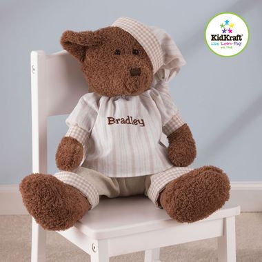 KidKraft Boy Naptime Sleepy Bear