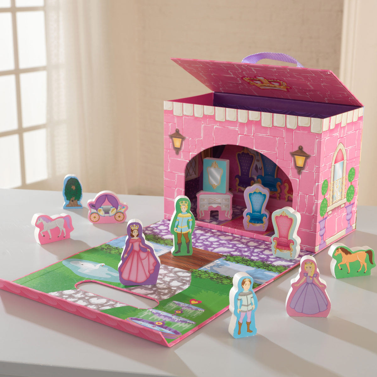 Kidkraft Fairytale Princess Castle Travel Box Play Set FREE SHIPPING