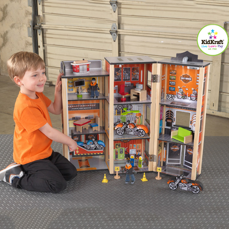 Kidkraft Harley Davidson Garage Play Set FREE SHIPPING - $135.00