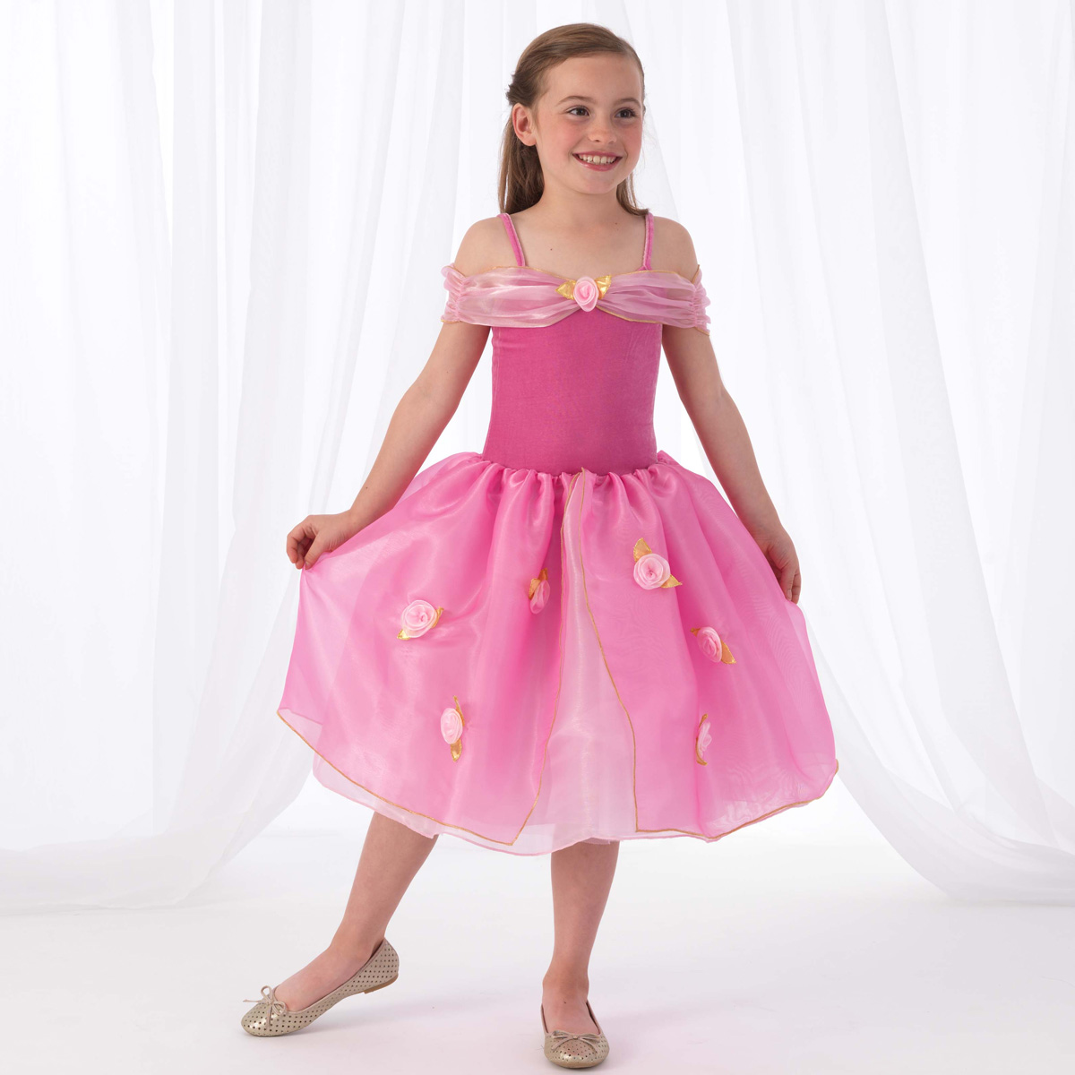 Kidkraft Pink Rose Princess Dress Up Costume - S