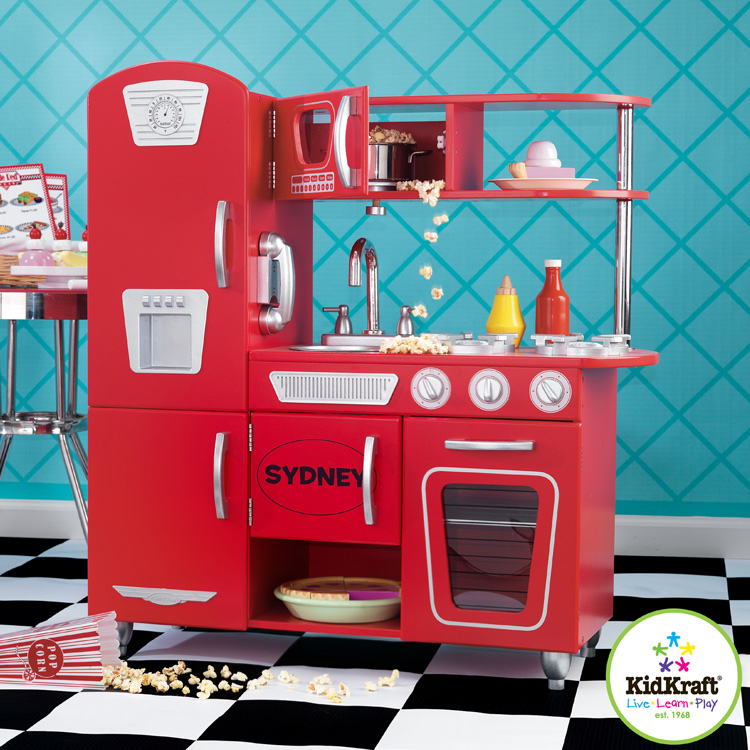 KidKraft Vintage Kitchen in Red FREE SHIPPING - $139.00