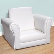Kids Korner Upholstered Rocking Chair in White