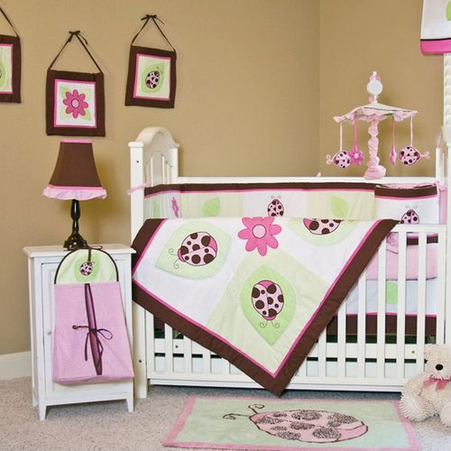 Pam Grace Creations Lady Bug Lucy Crib Bedding Collection FREE SHIPPING