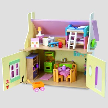 Le Toy Van Lily's Cottage w/Furniture by Hotaling