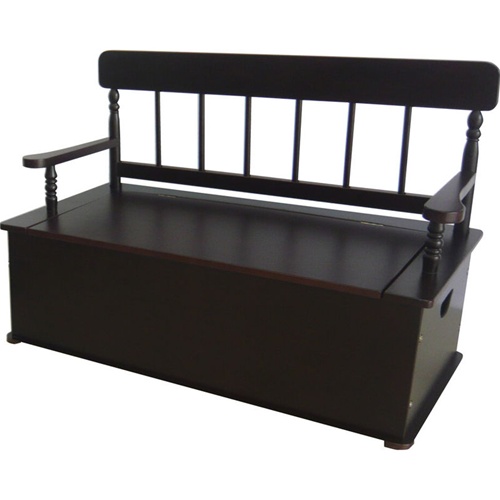 Levels of Discovery Simply Classic Espresso Finish Bench Seat with