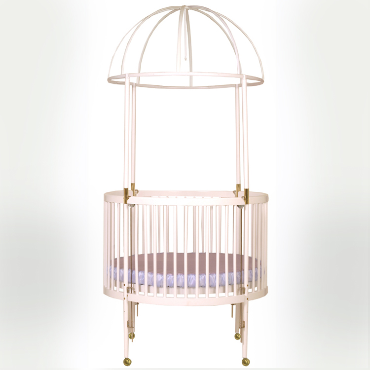 Little Miss Liberty Millennium Wood Round Crib FREE SHIPPING