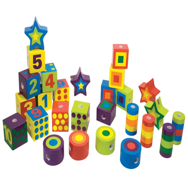 Melissa & Doug Lacing Beads in a Box Craft Set FREE SHIPPING