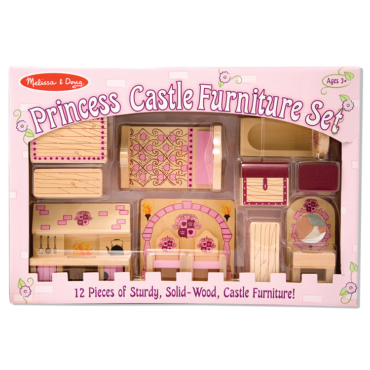 Melissa Doug Princess Castle Furniture Set FREE SHIPPING