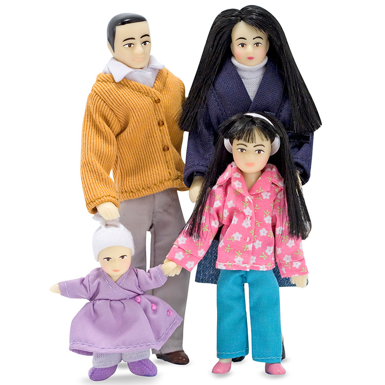 Melissa & Doug Victorian Doll Family (Asian) FREE SHIPPING