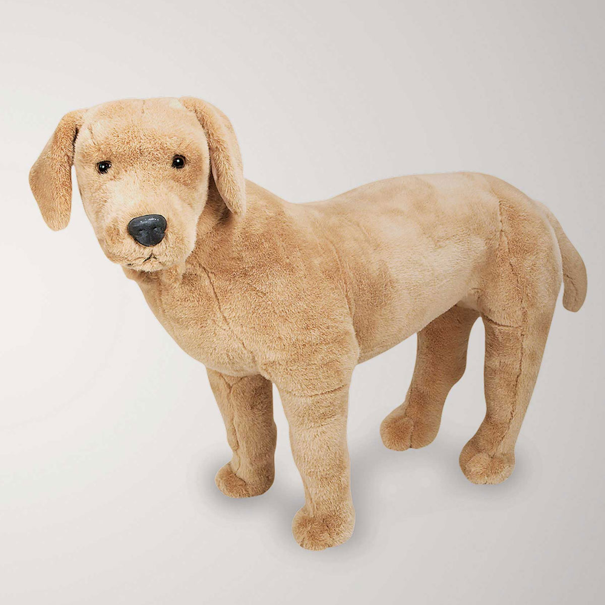 Melissa & Doug Deutscher Schäferhund – Lebensgroßes Plüschtier – Weich & Kuschelig – Ca. 79 Cm Lang